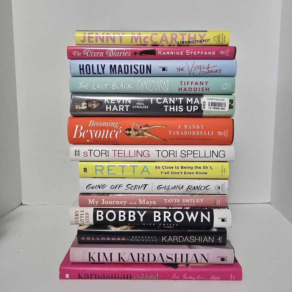 Lot Of 14 Celebrity Books